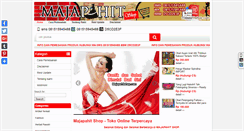 Desktop Screenshot of majapahitshop.com